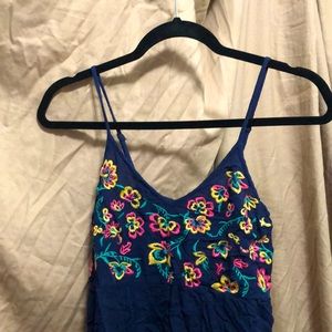 One piece tank top with shorts